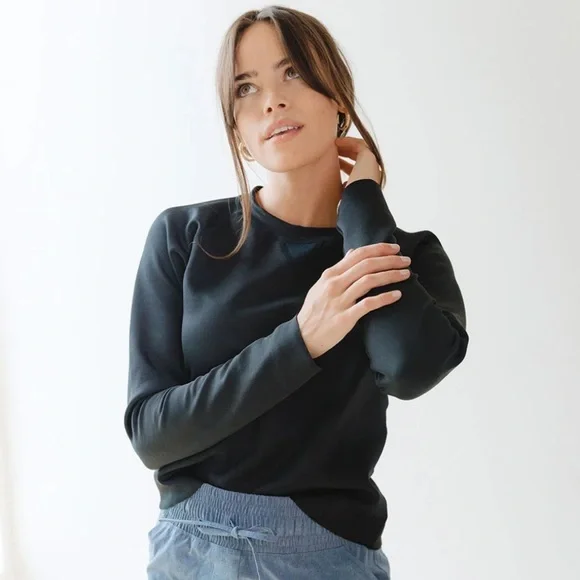 Albion Women’s Neo Scuba Sweatshirt in Black Size XS - Picture 10 of 10